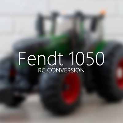 fendt | Přestavba traktoru na RC ovládání s řídící jednotkou Arduino