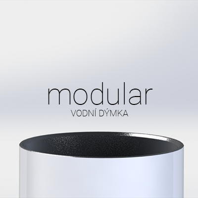 modular | Moderní hliníková vodní dýmka s výměnnými moduly